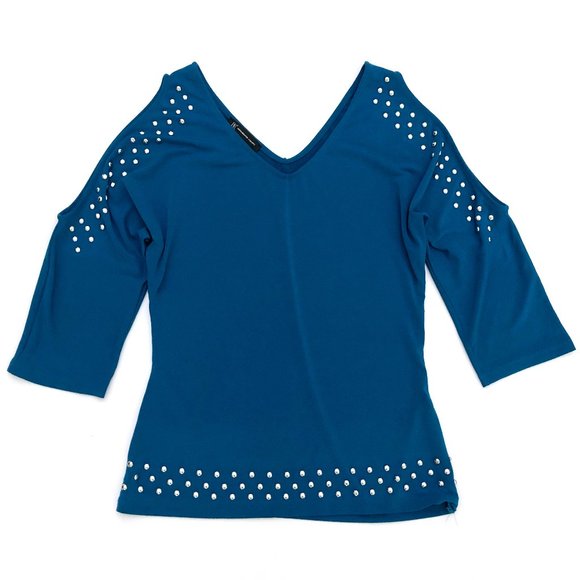 INC International Concepts Tops - INC. International Concepts Women's Teal Blouse S